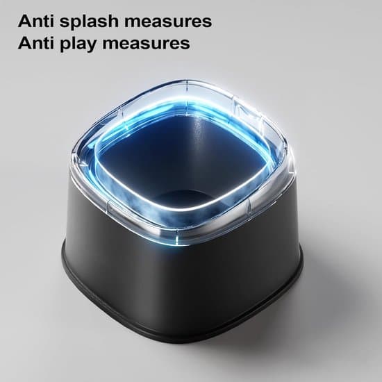 Dog Water Bowl - Cat Bowl - Spill-Free - Controlled Flow Spout Technology - 20 x 14 cm