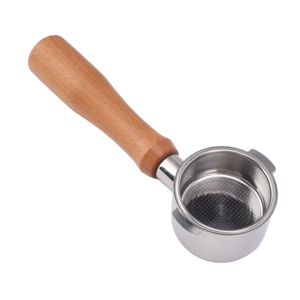 51 mm Portafilter 2 Øre Kaffe Bundløs Portafilter Erstatning til EC0310 Kaffemaskine E Stil Alt Træ Rød Syre Gren