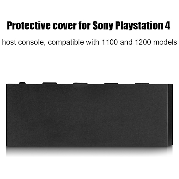 HDD Skal Fodral Skydd Frontplatta Ersättning för Sony Playstation 4 PS4 Konsol Svart