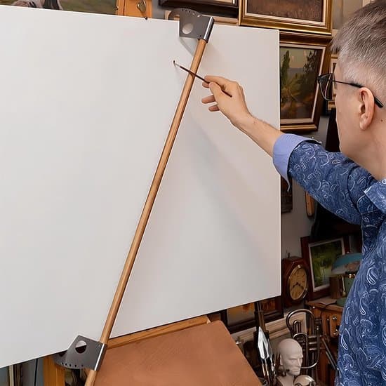 Painting Hand Rest - Metal Hand Bridge and Wrist Support - Adjustable Height and Angle - For Precise Drawing and Fine Details - Silver