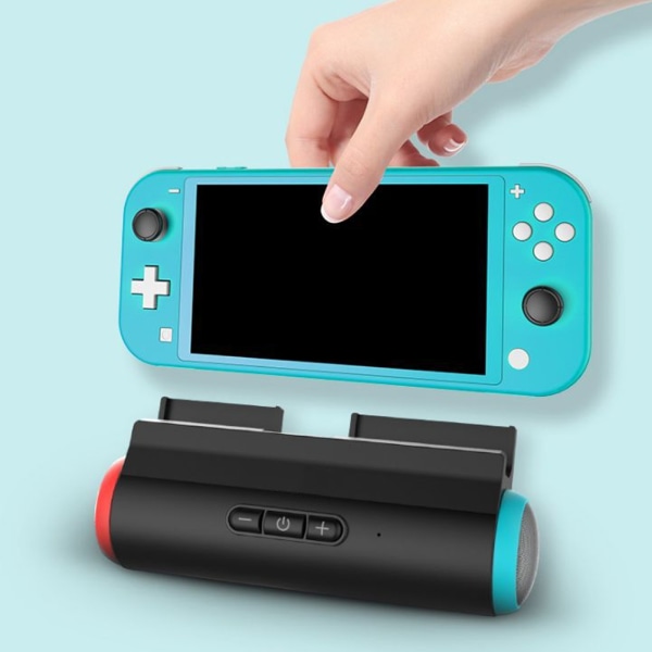 PG-9171 Gamepad Kontroller Holder Stativ Ladebase med Høyttaler for Switch Lite