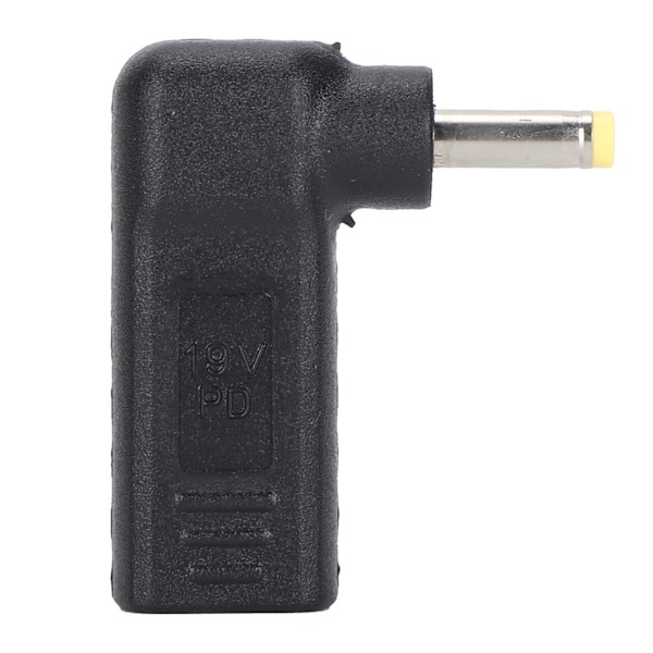 Adapter Typ-C Hona till DC Hane Vinkel Liten Volymomvandlare för Laptop PD-laddning