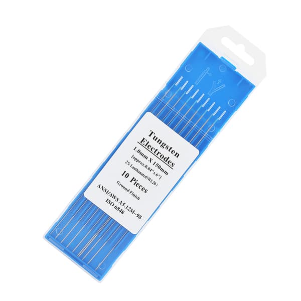 10 stk. WL20 Wolfram-elektrode 2,0% Lanthanated Tig-stang 1,0 mm x 150 mm