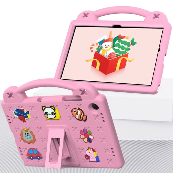 Samsung Galaxy Tab A9+ / A11+ Støtsikkert EVA-deksel med støtte for barn Rosa