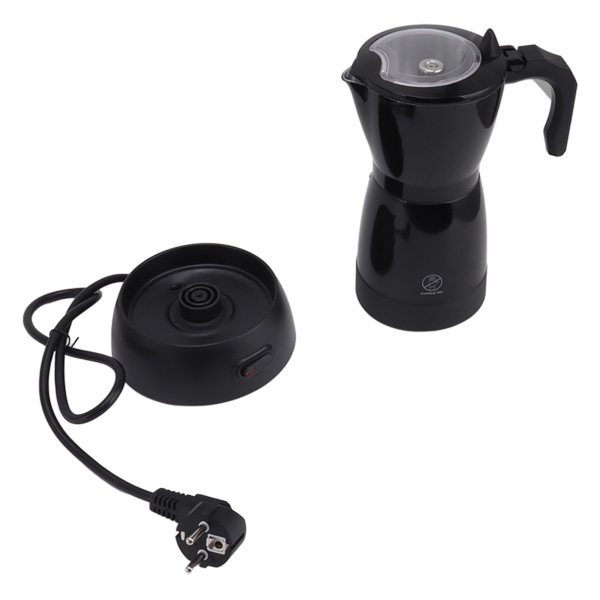 300 ml elektrisk Moka-kande 6 kopper visuel elektrisk kaffemaskine til hjemmekøkken dessertshop 220-240V EU-stik