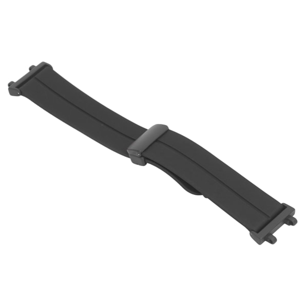 Silikonreim for Amazfit T Rex 2 med rask utløsning, magnetisk foldbar spenne, armbånd for trening, svart