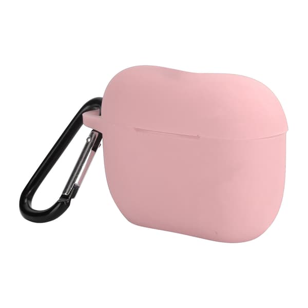 Silikonfodral Skyddskåpa för IOS Earbuds Pro/III Bluetooth Headset Laddningsfodral Rosa