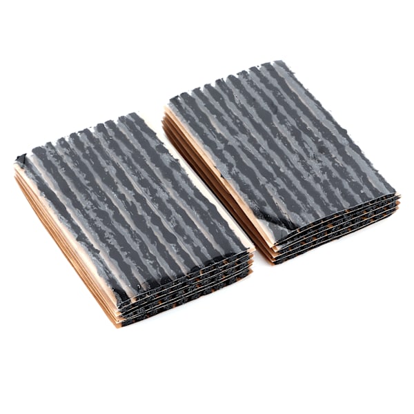 100 st 100x3mm Däckreparationspluggar Tublösa Däck Gummitätningsremsa Punktering Reparation för Bil Motorcykel Svart