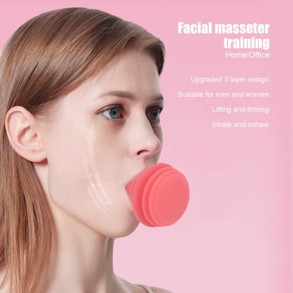 Face Trainer V Face Shaping Bantning Hudlyft Uppstramande Double Chin Reducer Masseter Training Tool