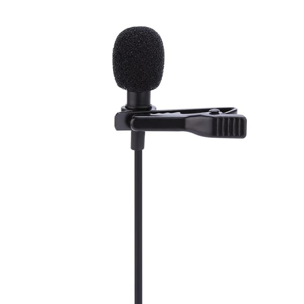 3,5 mm Jack Mini Kablet Clip-on Revers Håndfri Headset Mikrofon Mic