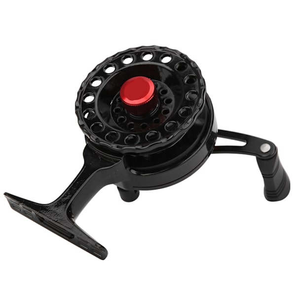 Bærbar Nylon Raft Pole Hjul Reel Forhjul Rock Fiskeline Hjul Tilbehør Sort venstre hånd