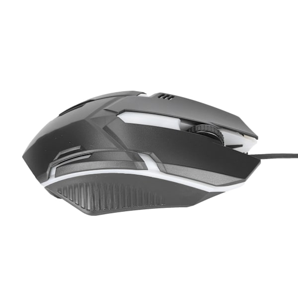 USB Mus M3 Baglys Tilstand Kablet Mus Ergonomisk Design Computermus til Macbook Laptop PC Sort