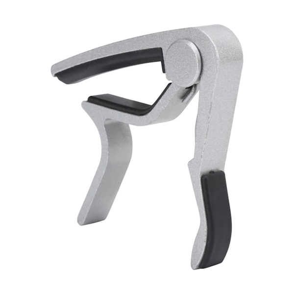 1 st Gitarr Capo 5 st Celluloid Plektrum Zinklegering Stränginstrument Reparationstillbehör (Silver)