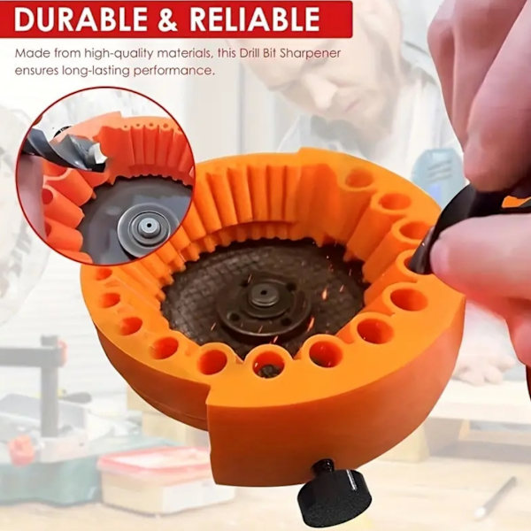 2 stk. Drillbitsliper, slipefeste for drillbits, universal gammel drillbitsliper, multifunksjonell drillbitsliper