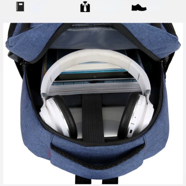 Vattentät ryggsäck för män Ultralätt ryggsäck Black