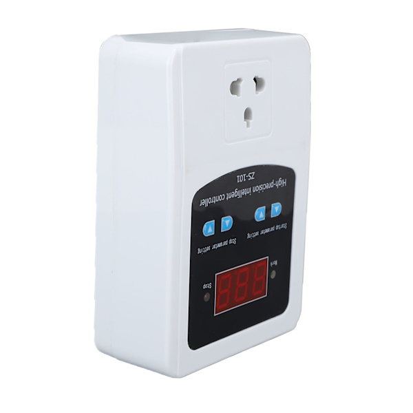 Digital Temperaturregulator 1500W 10A LCD-skærm Digital Termostatregulator til Inkubator Brygning Drivhus EU Stik 220V