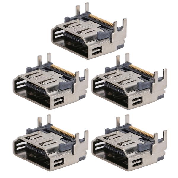 HD Multimedia Interface Kontroll Interface Starkt och Hållbart Port Socket Interface för PS5 5PCS