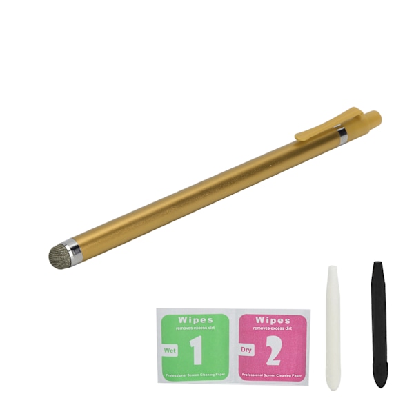 Touch Pen Aluminiumlegering Høy Nøyaktighet Stylus for IOS/Android Telefon og Nettbrett Gul