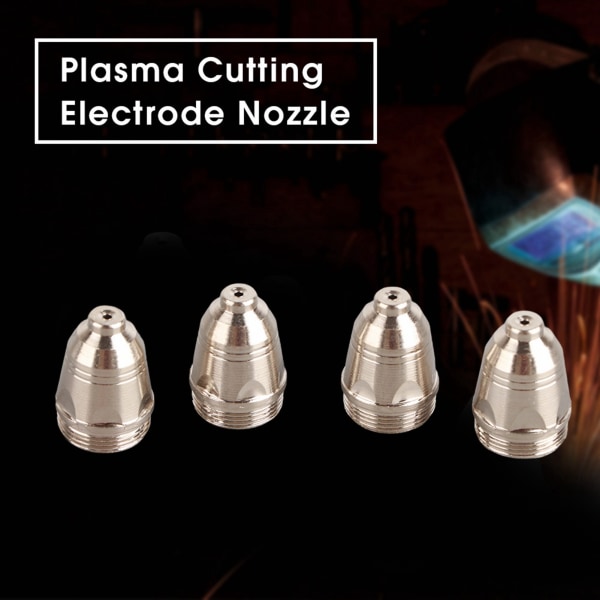 P80 Plasma Cutter Torch Elektrode Dyse Kombinasjonssett 20stk (1.5mm Vanlig Dyse)