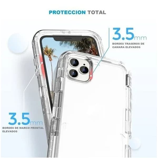 Shockproof Waterproof Dustproof Flexible Transparent Phone Case for iPhone 13