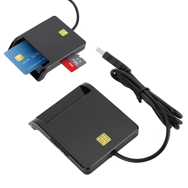 USB2.0 multifunktionell smartkortläsare för M2 / MS / Bank / ID / SIm-minne / CAC-kort