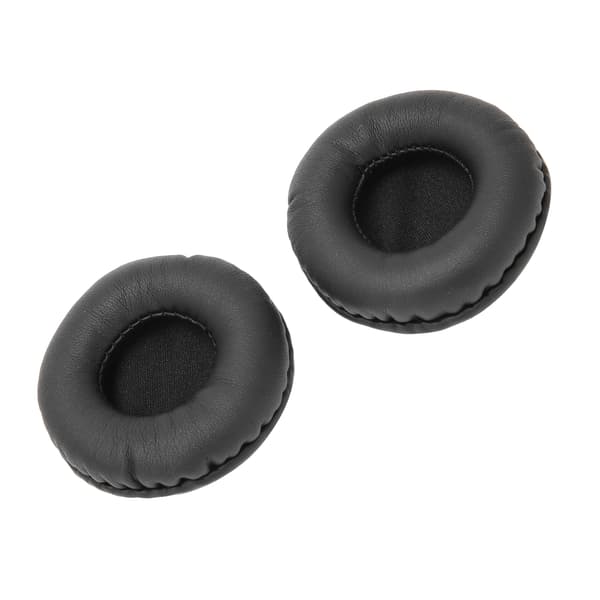 1 Par 60mm Hovedtelefonpude Blød Universal Headset Svampe Ørepude Udskiftning Sort