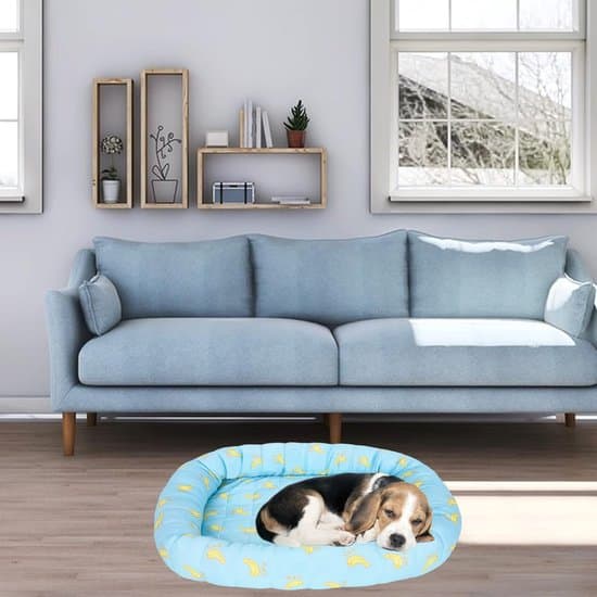 Kølemåtte - Kølemåtte til hunde - Hundehus - Kølende hundesengsmåtte - Blå - 45 x 40 cm