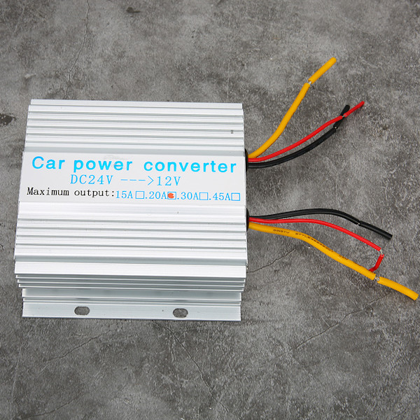 240W DC 24V til 12V Bilstrømomformer 20A Regulator Trinn Ned Transformer Strømforsyning