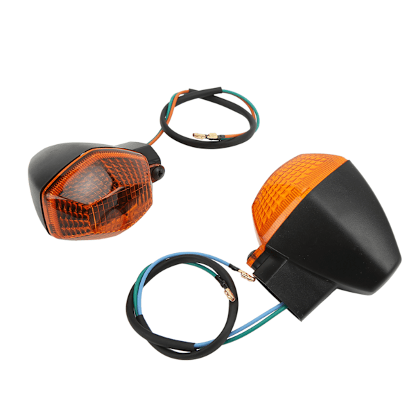 2 stk Motorsykkel Foran Bak Blinklys Indikatorlampe Erstatning for Suzuki DL 1000 650 VStrom (gul)