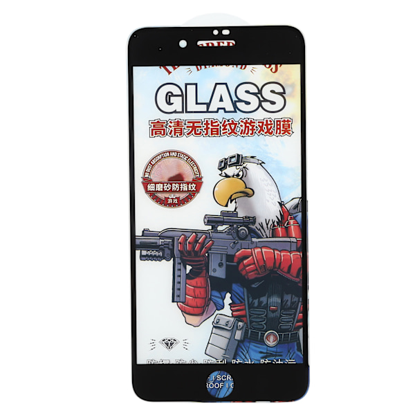 Högupplöst Härdat Glas Anti-Fingeravtryck Skärmskyddsfilm för IPhone 7p/8p