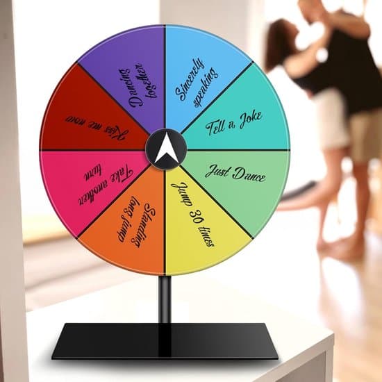 Wheel of Fortune - Spin the Top - Board Game - Drinking Game - Includes Marker/Eraser - 2025