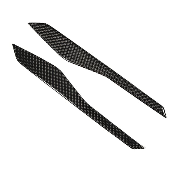 2 stk. Ekte Karbonfiber Senterkonsoll Panel Dekor Trim Passer for Ford Explorer 2013-2018