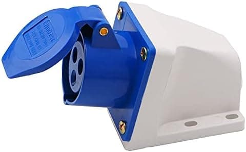 16 Amp 3-pin innebygd vanntett plugg og stikkontakt