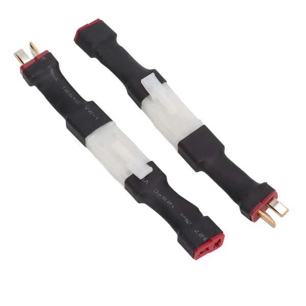 【NX】4 STK RC Batteriadapter Bærbar Stærk Forbindelse Plast RC T-stil stik til RC Bil Flymodel Generel til Tamiya