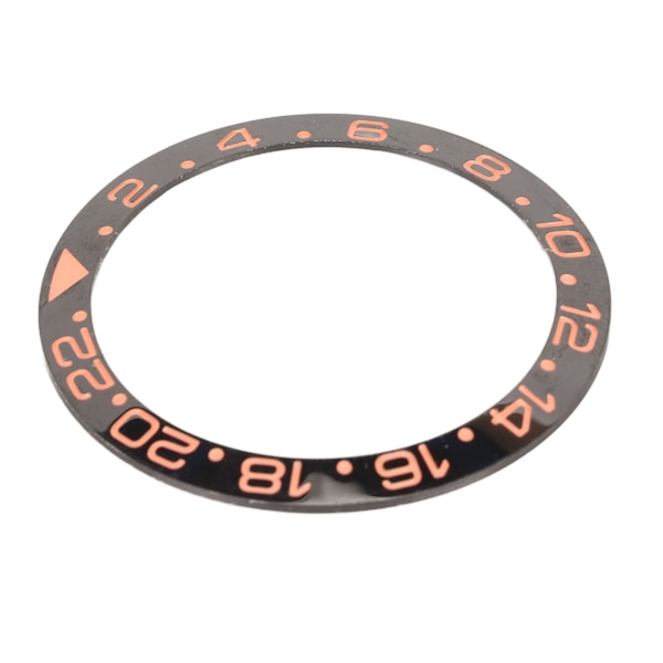 Klocka Bezel Insert 38mm Svart Bas Roséguld Siffra Keramisk Klocka Bezel Ring Ersättningstillbehör