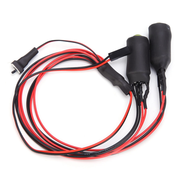 1/10 13mm RC Allmän Strålkastare Fjärrkontroll Bil LED-ljus DIY Modifiering Tillbehör Lila Gul