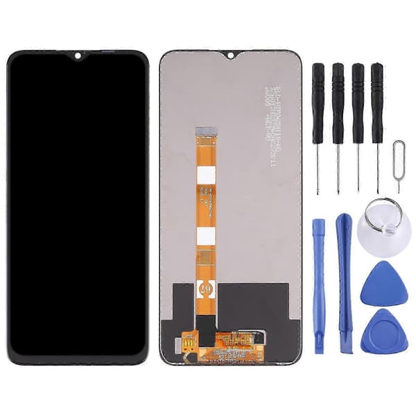 LCD-skjerm og digitaliserer komplett montering kompatibel med OPPO A54s CPH2273