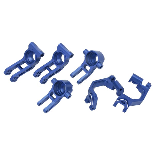 2Set RC Bil Styrekopssæt Aluminiumlegering Bagaksel Sæde C Base Pasform til ARRMA 1/8 RC Bil Sort