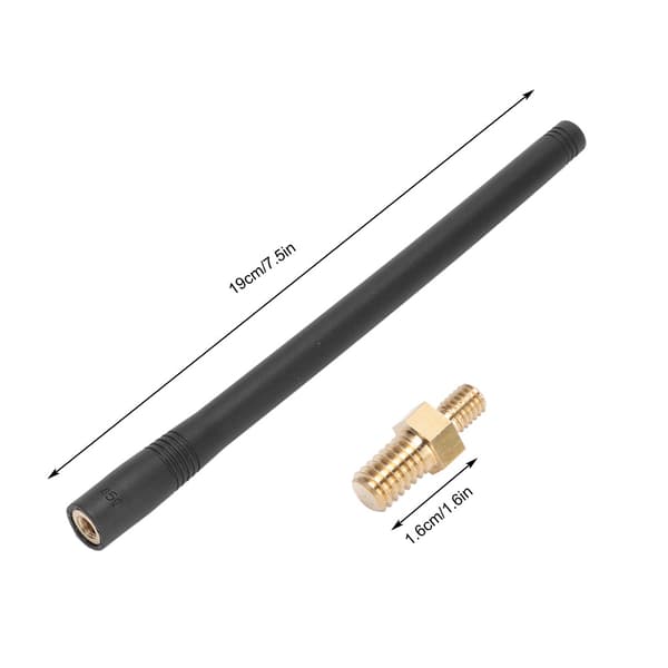 7.5in Sort Radioantenne Modificeret Passer til Jeep Wrangler 2007-2017