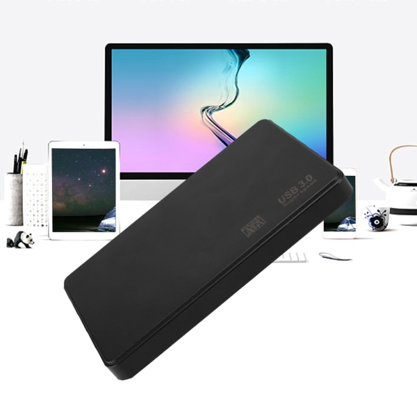 2,5 tommers SATA USB 3.0 Mobil Harddisk Ekstern Kabinett HDD SSD Case Boks