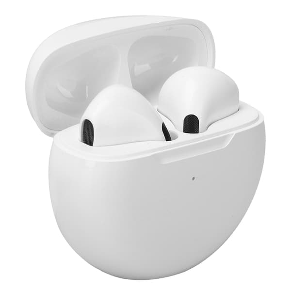 BG-E02 TWS Bluetooth Hörlurar Mini Stereo Touch Kontroll Hörlurar för Sport Gaming Vit
