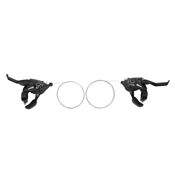2 st EF51 cykelbromshandtag i aluminiumlegering 21-växlad bromshandtag mountainbike enstycke styrbromsreglage delar