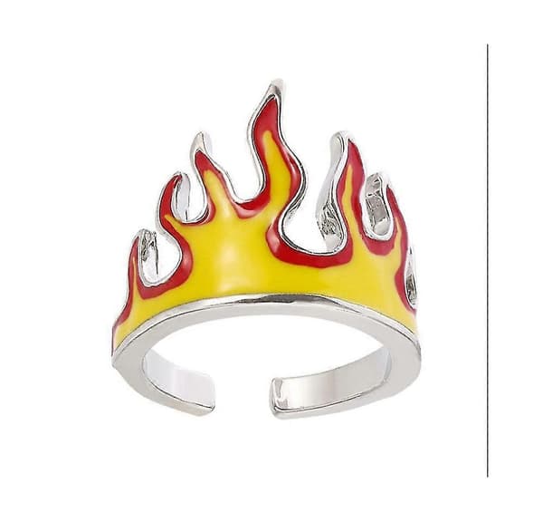 Hip Hop Fingerring Åben Ildring