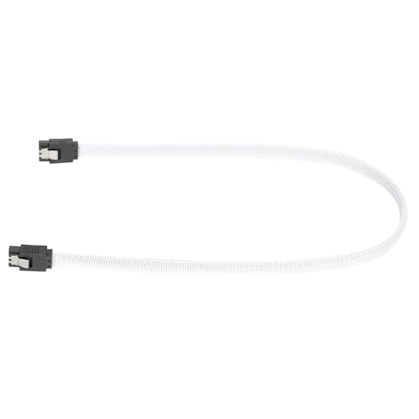 Sata Kabel 3.0 SolidState Disk 8Core 7P Albue Data Forlængerledning med Splint for Forbedring af Transmissionshastighed (Hvid (albue))