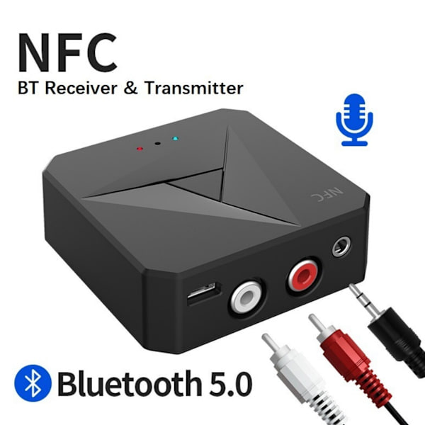 Bluetooth RCA/AUX-adapter – NFC-sensor