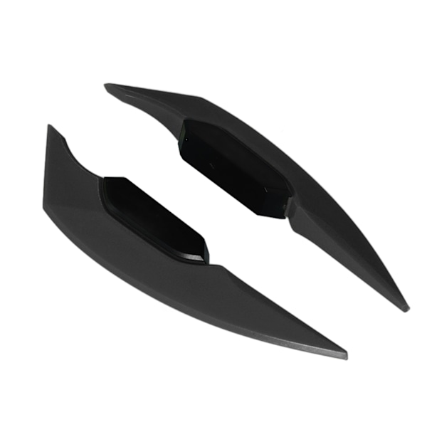 1 Par Motorsykkel Sidevinger Aerodynamisk Ving Spoiler Universal for Motorsykkel Elektriske Sykler Svart