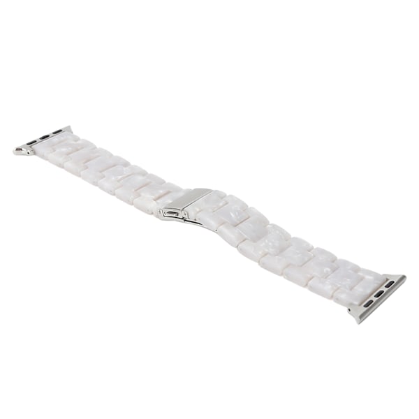 Valkoinen hartsihihna, ainutlaatuinen kevyt rannekellon ranneke varaosa IOS WatchFor 38mm/40mm