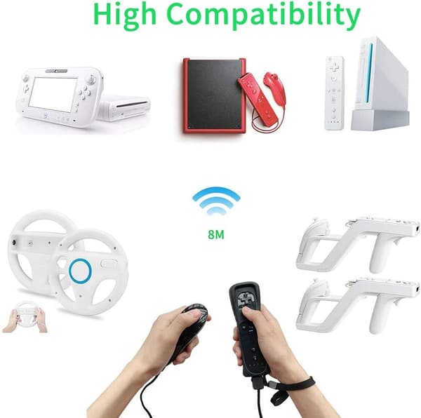 Control joystick game controller replacement compatible with Wii nunchaku control 0.15