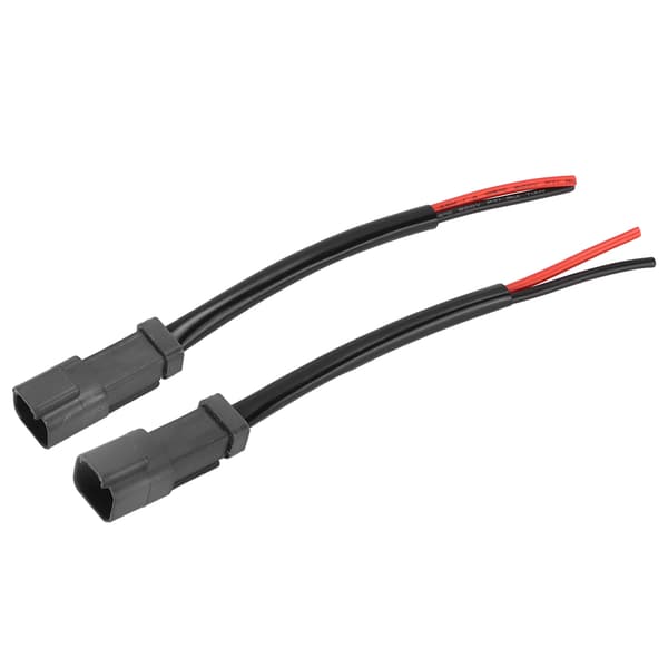 Par DT Hane Socket Harness Retrofit-kontakter Ledninger Universal for Frontlys Tåkelys 12V‑24V
