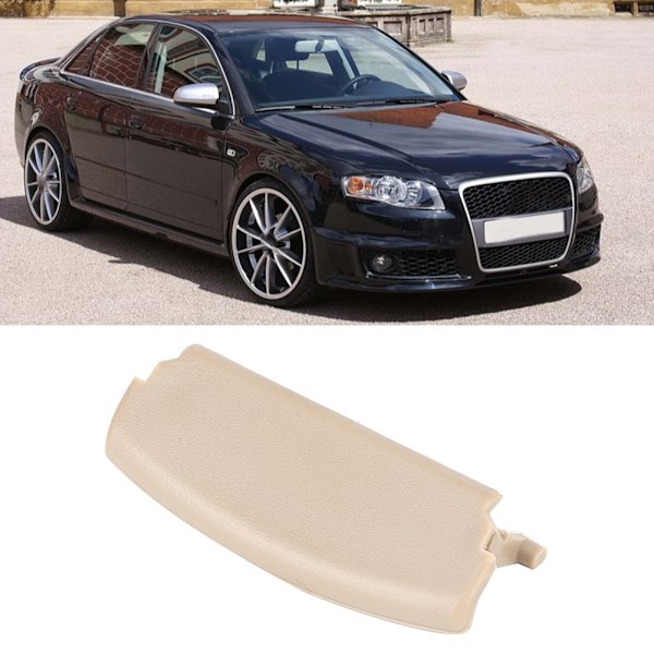 Auton keskikonsolin kyynärnojan laatikon kannen soljen nappi lisävaruste sopii A4 B6 2002-2007 Beige